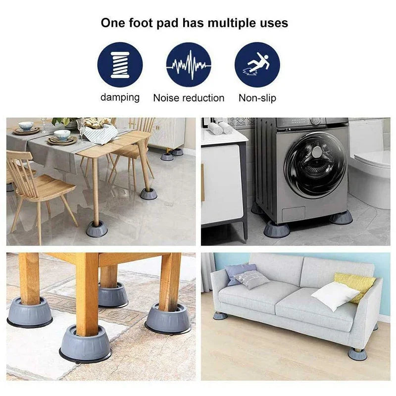 Pata De Lavadora 4 Pcs Soporte Antidesli