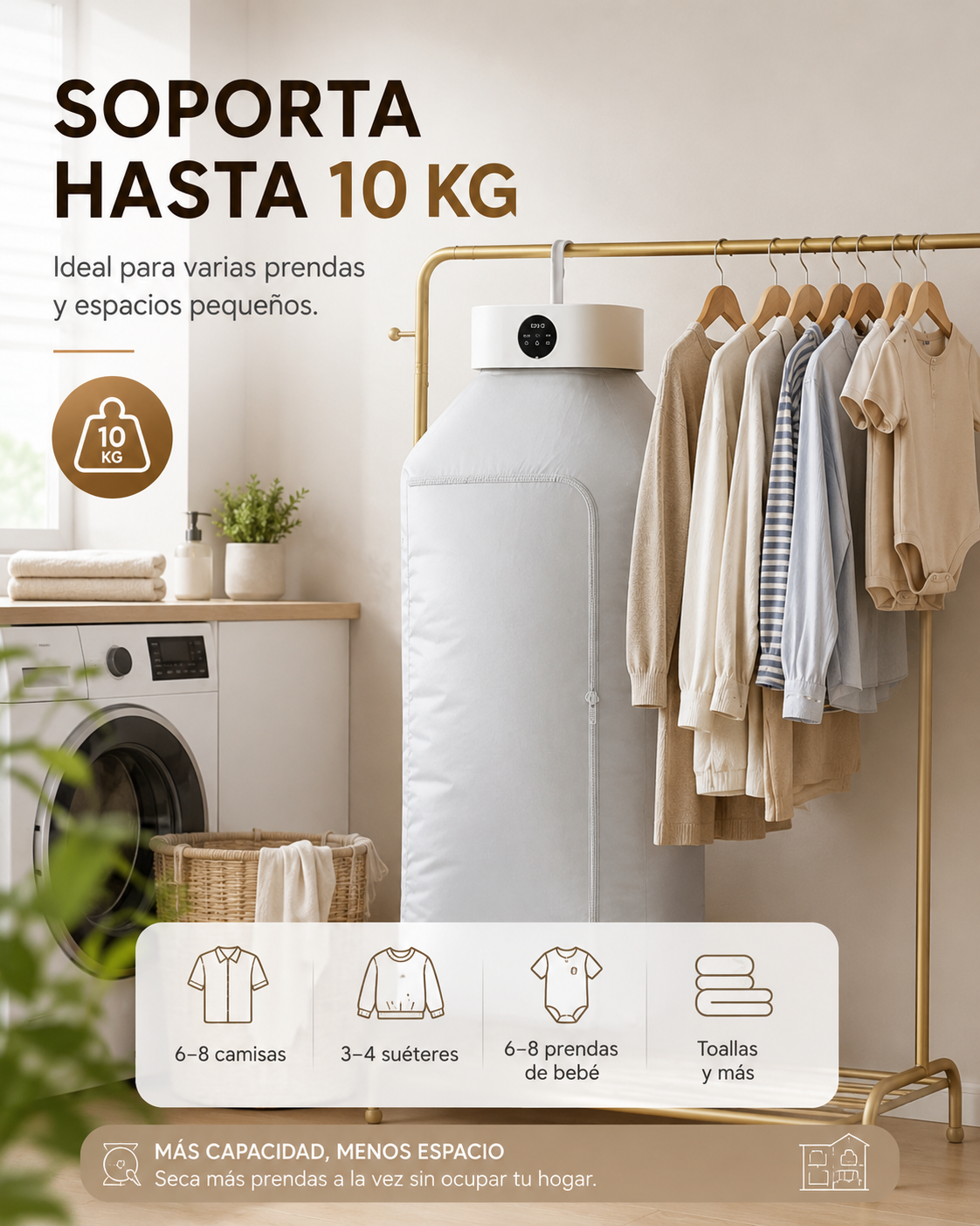 SECADOR DE ROPA PORTATIL - PIDE Y PAGA EN CASA - ENVIO GRATIS